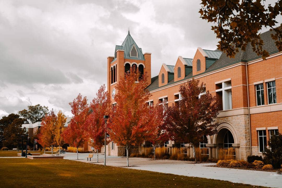 campus during fall