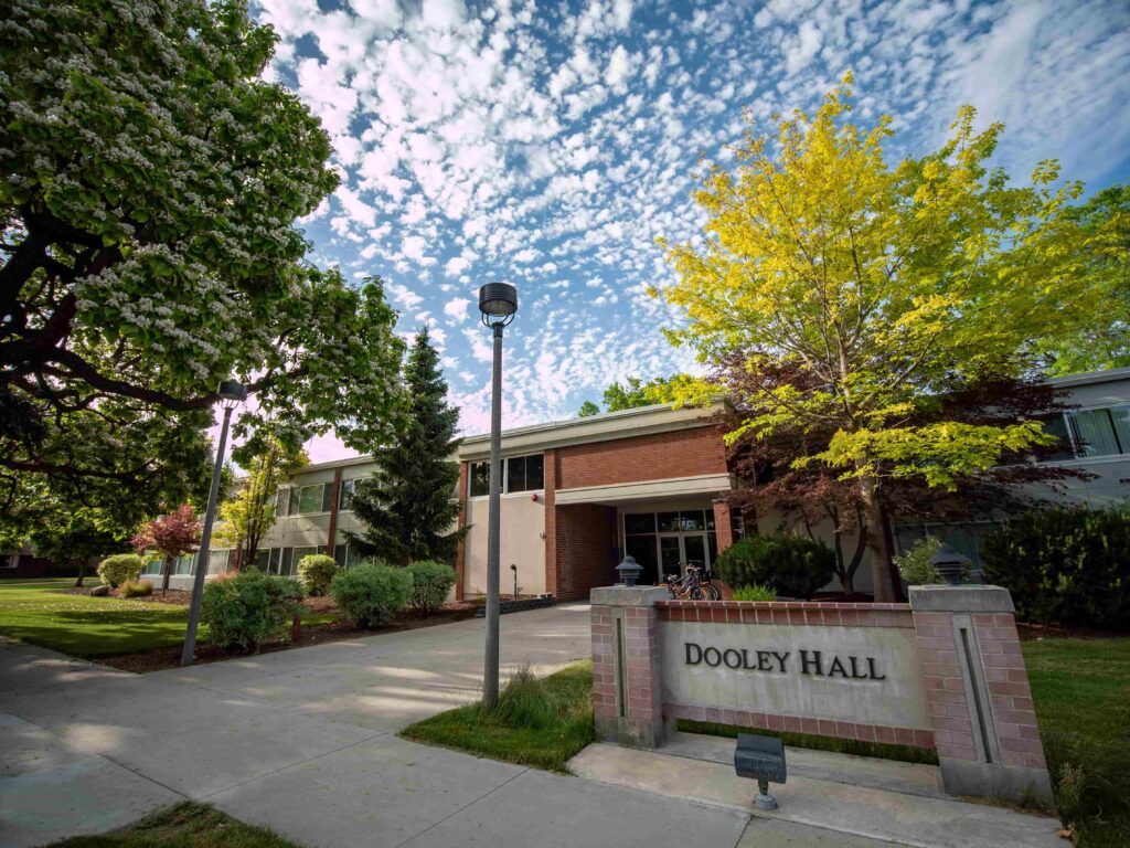 exterior of Dooley Hall