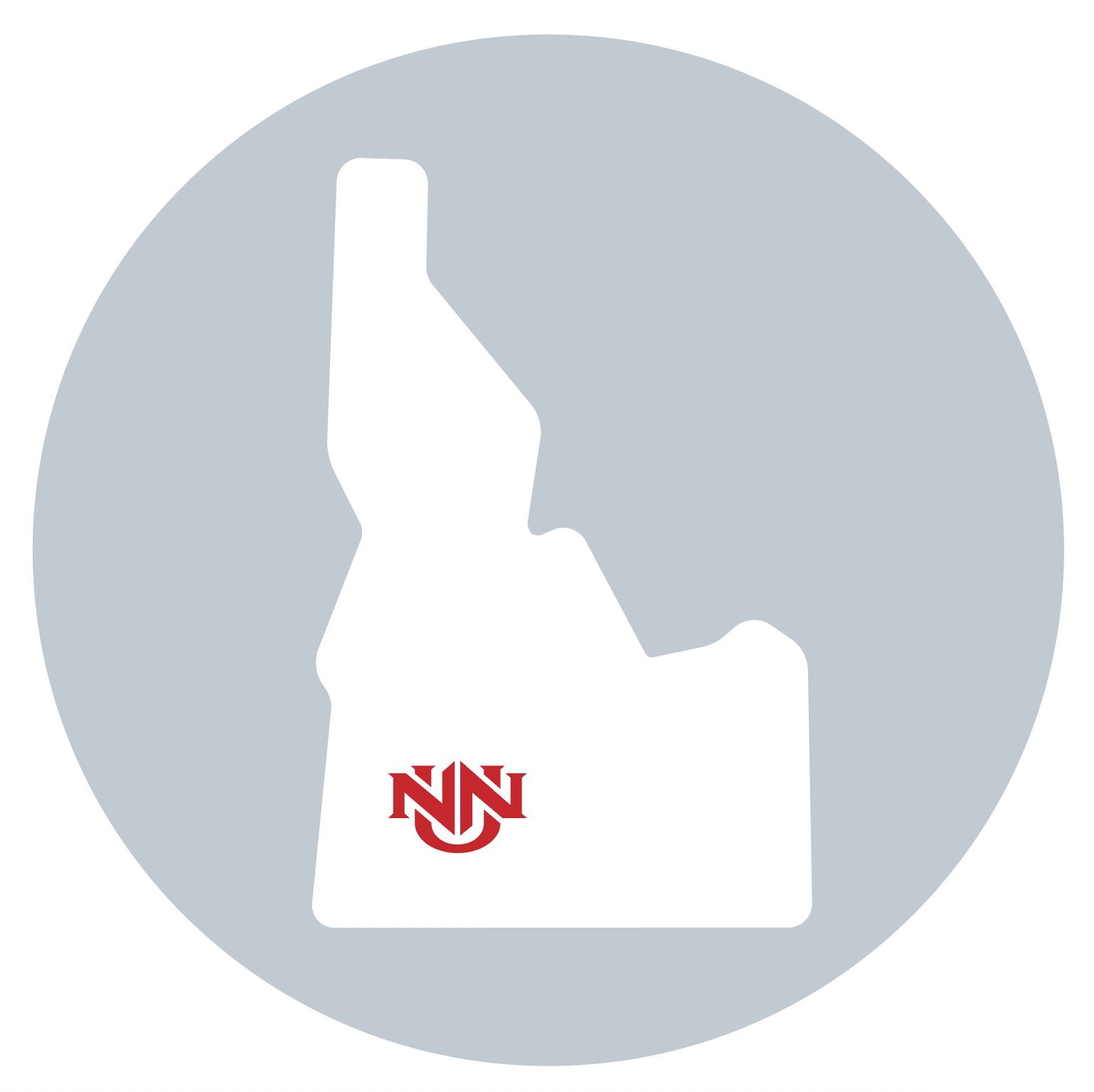 NNU Logo on Idaho map