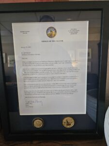 Letter from the Nampa Chamber of Commerce and Nampa Mayor to President Joel Pearsall