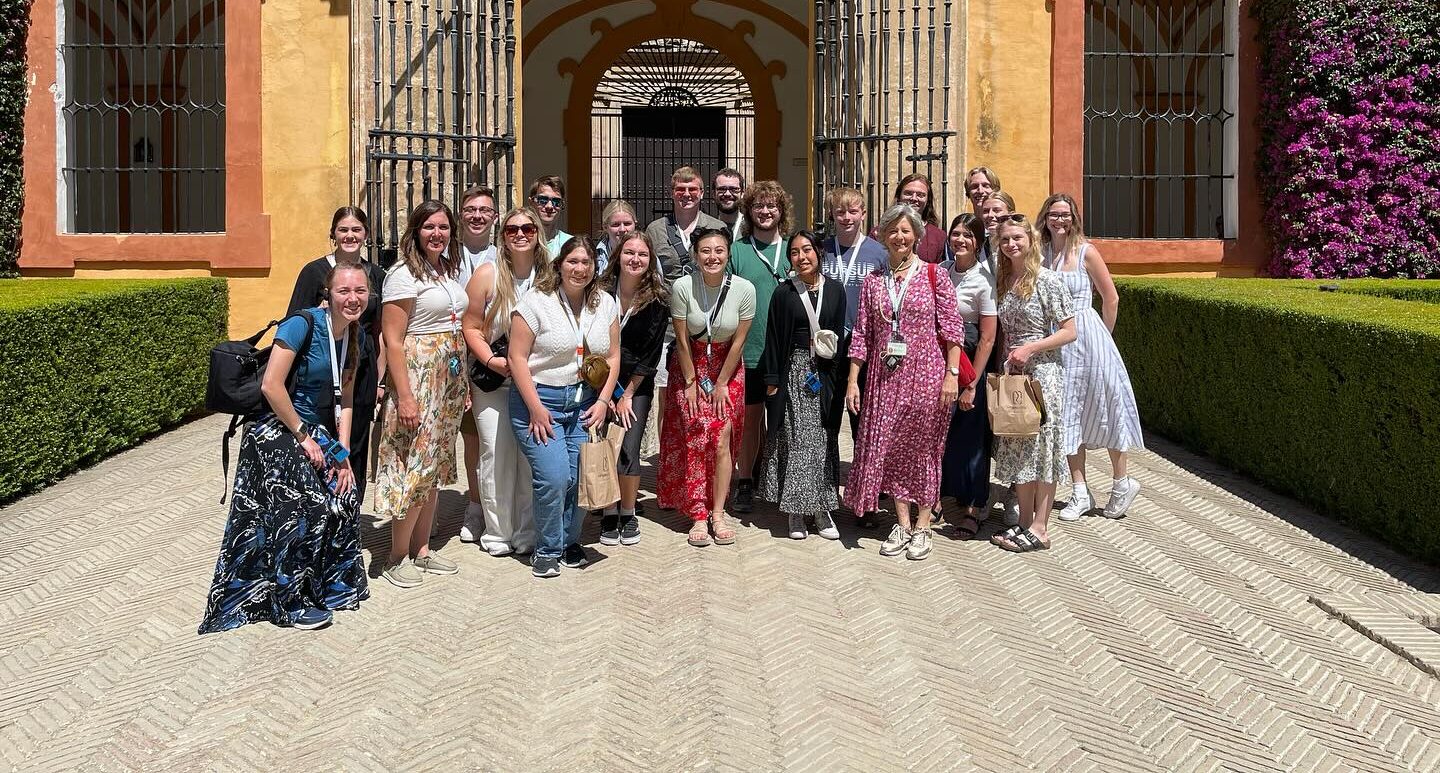 study abroad group photo