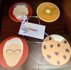 Joel & Nikki, Pancakes & Cookies coasters