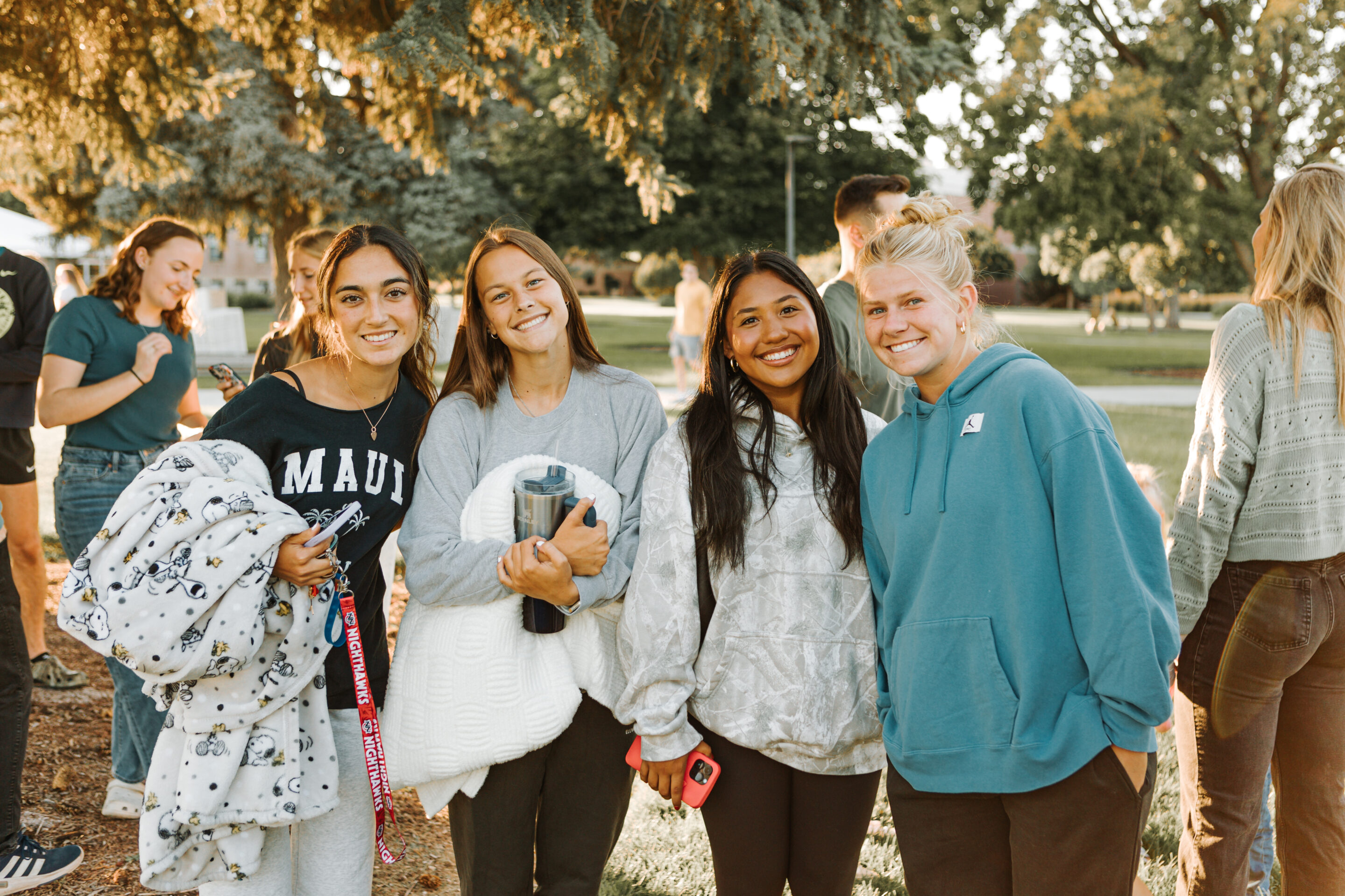 Group of female students