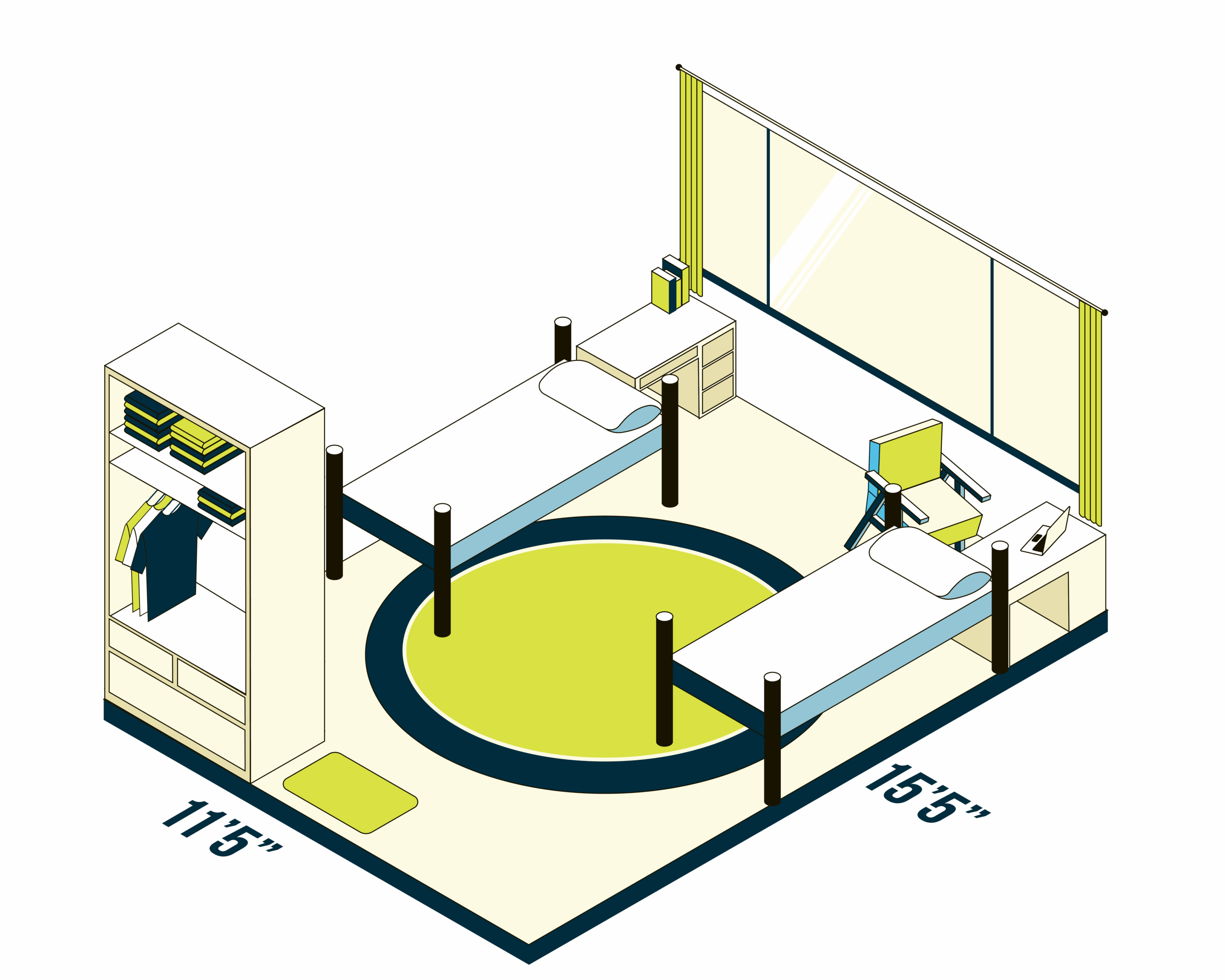 Sutherland Room Dimensions
