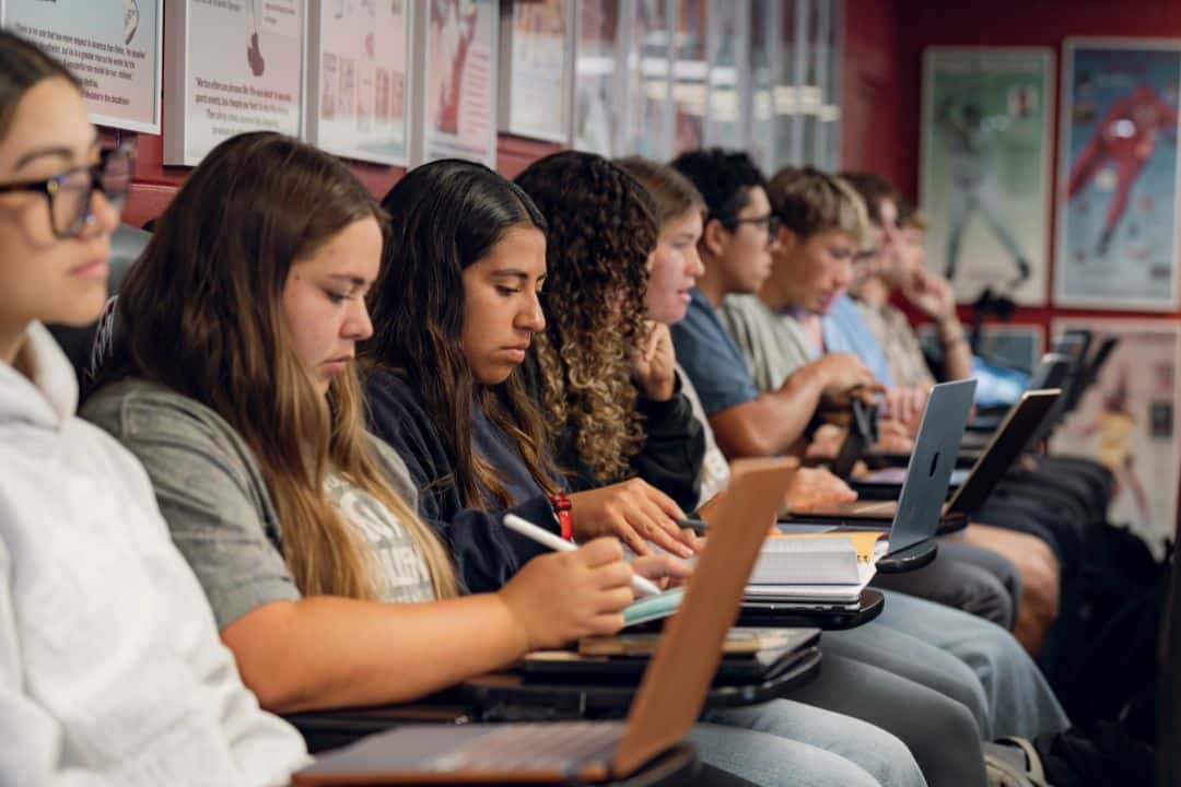 Students in classroom