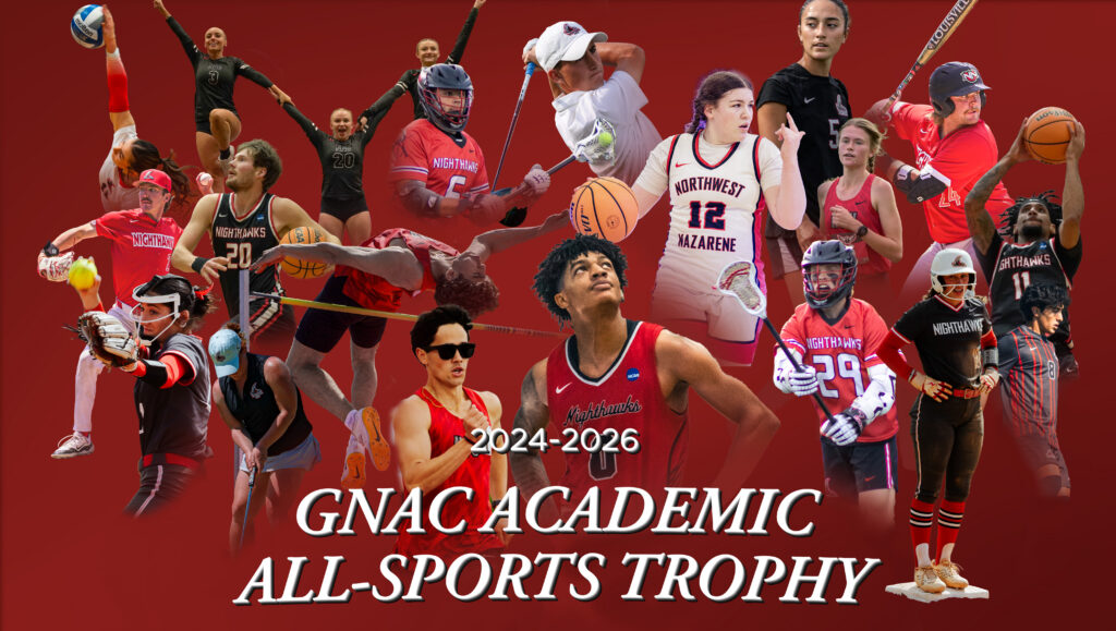 NORTHWEST NAZARENE UNIVERSITY EARNS GNAC ACADEMIC ALL-SPORTS TROPHY FOR A SECOND STRAIGHT YEAR.